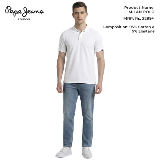 Pepe Jeans Milan Polo - White