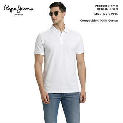 Pepe Jeans Berlin Polo - White