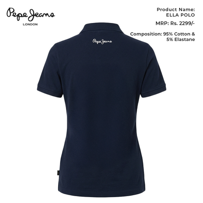 Pepe Jeans Ella Polo - Navy Blue