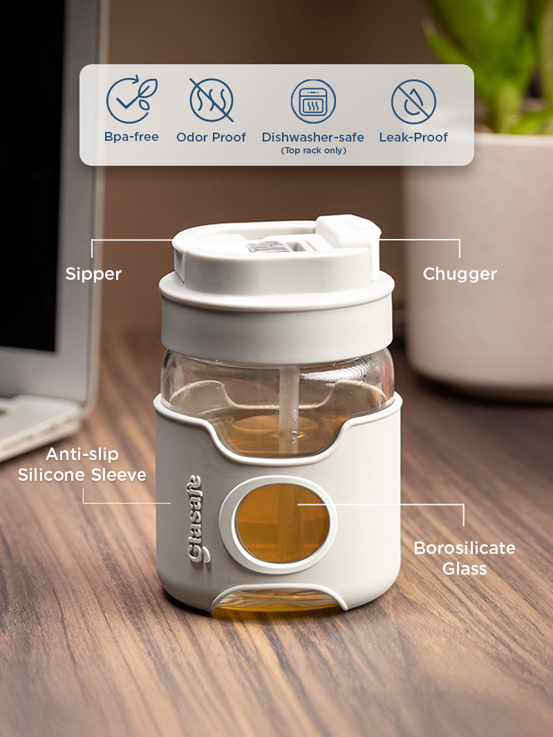 Glasafe Flipsip - 360ml (Taupe Grey)