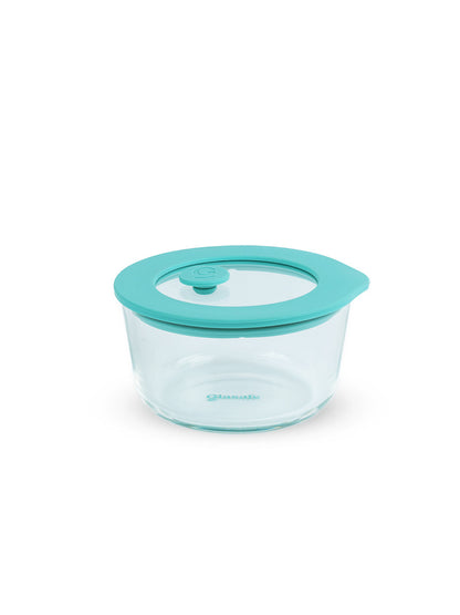 Microwave-Safe Borosilicate Glass Bowl with Lid – 250ml (Mellow Mist)