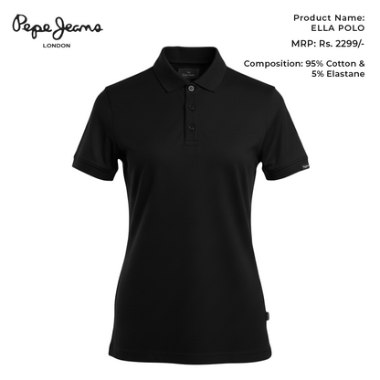 Pepe Jeans Ella Polo - Black