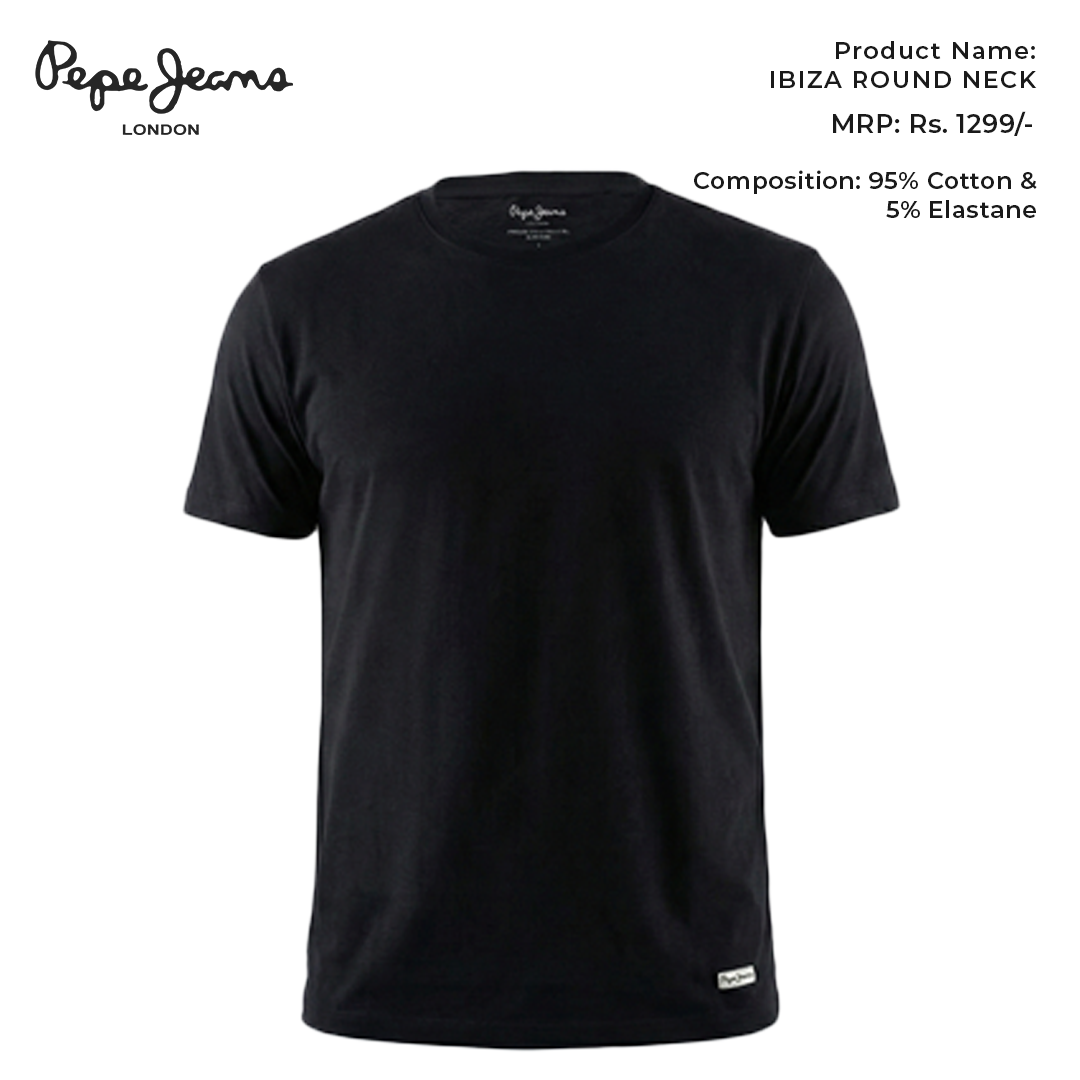 Pepe Jeans Ibiza Round Neck - Black