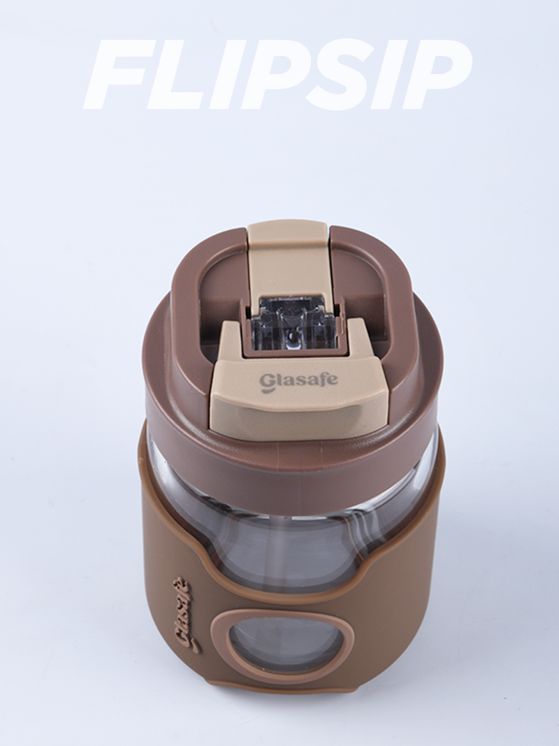 Glasafe Flipsip - 360ml (Mocha Brown)