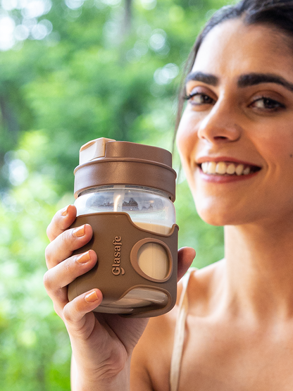 Glasafe Flipsip - 360ml (Mocha Brown)