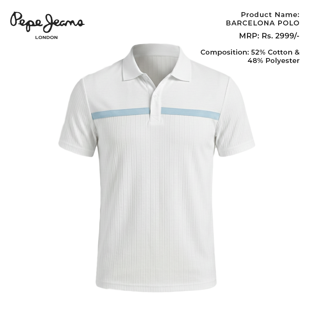 Pepe Jeans Barcelona Polo - White