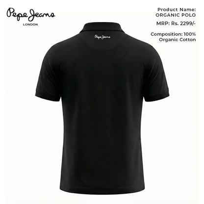 Pepe Jeans Organic Polo - Black