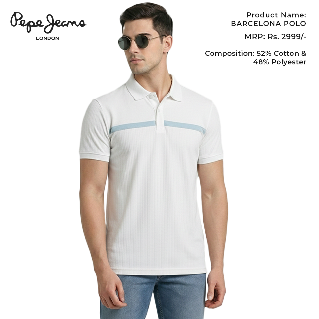 Pepe Jeans Barcelona Polo - White