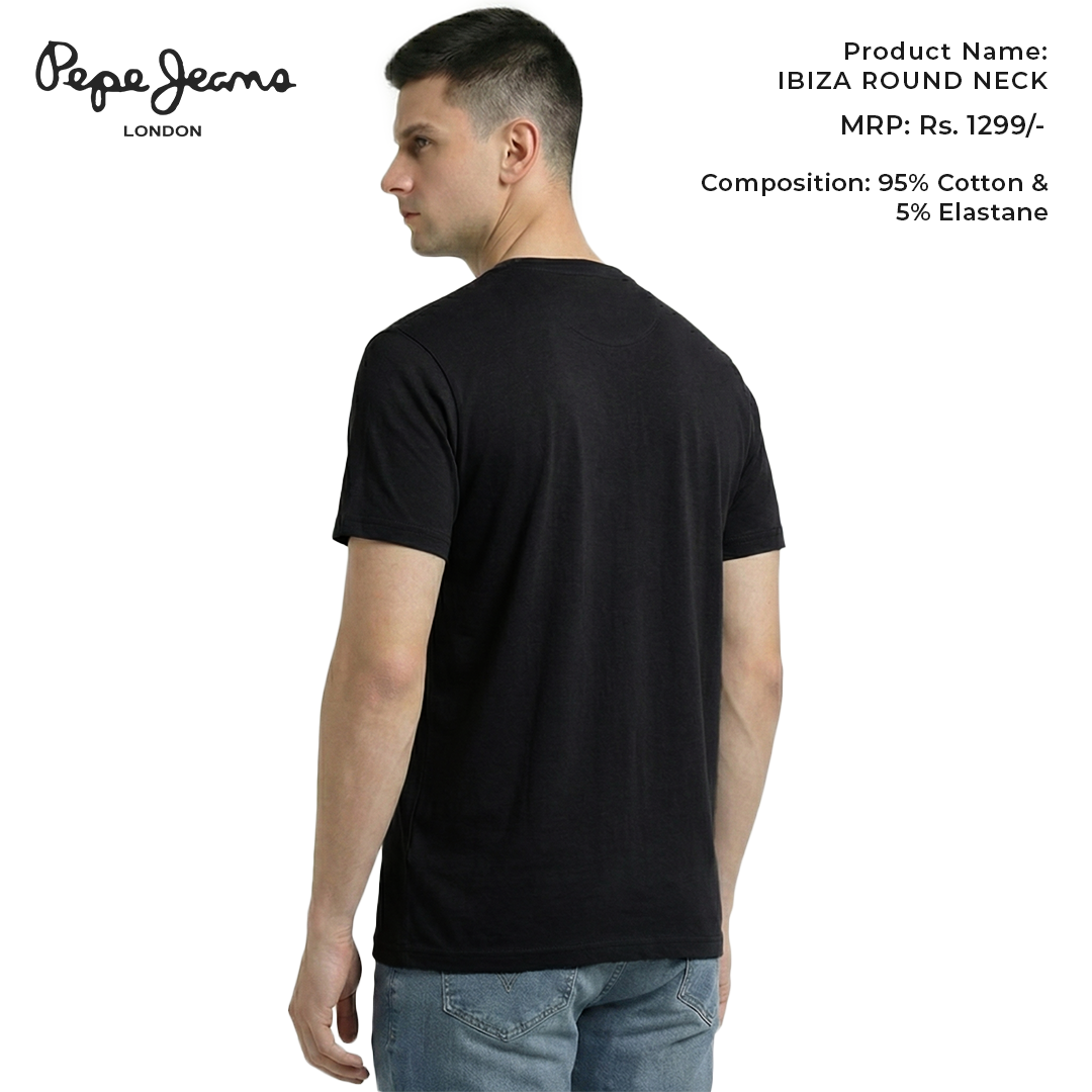 Pepe Jeans Ibiza Round Neck - Black
