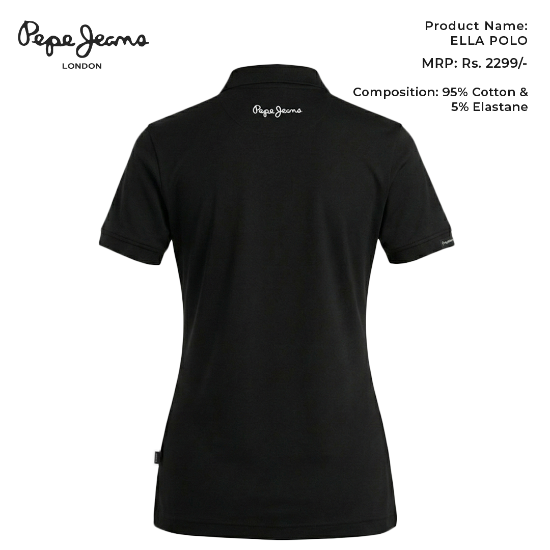 Pepe Jeans Ella Polo - Black