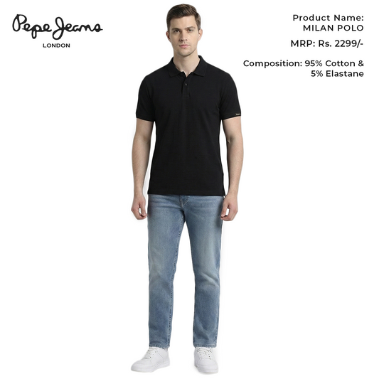 Pepe Jeans Milan Polo - Black