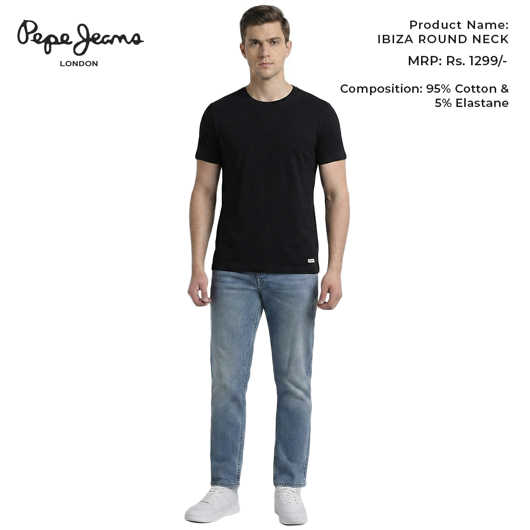 Pepe Jeans Ibiza Round Neck - Black