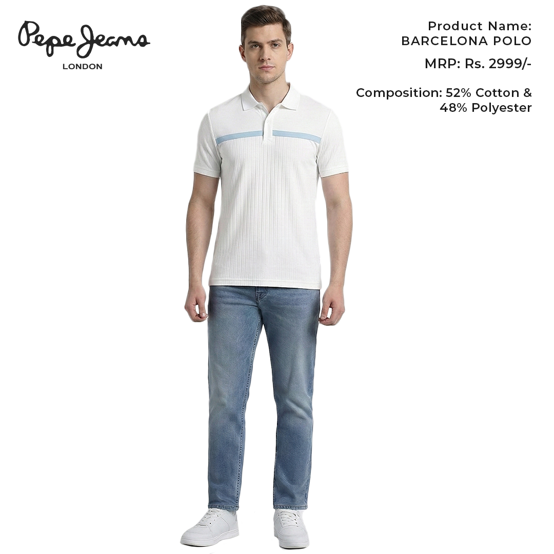 Pepe Jeans Barcelona Polo - White