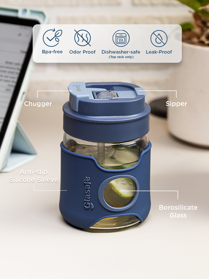 Glasafe Flipsip - 360ml (Midnight Blue)