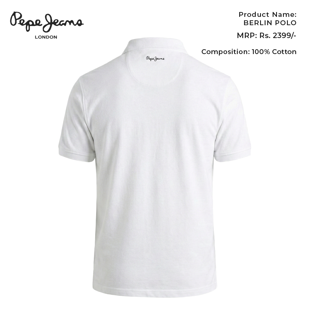 Pepe Jeans Berlin Polo - White