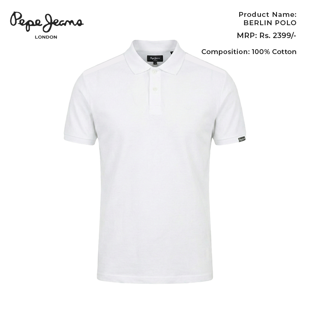 Pepe Jeans Berlin Polo - White