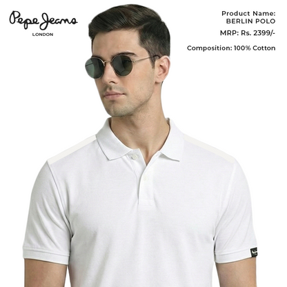 Pepe Jeans Berlin Polo - White