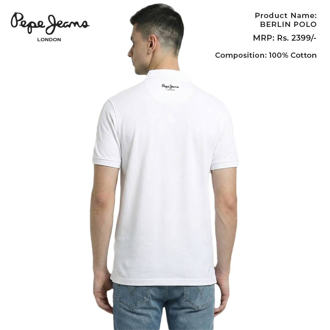Pepe Jeans Berlin Polo - White