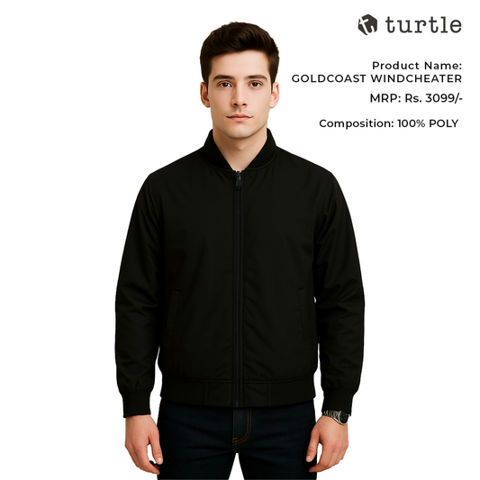Turtle Goldcoast WindCheater Jacket - Black