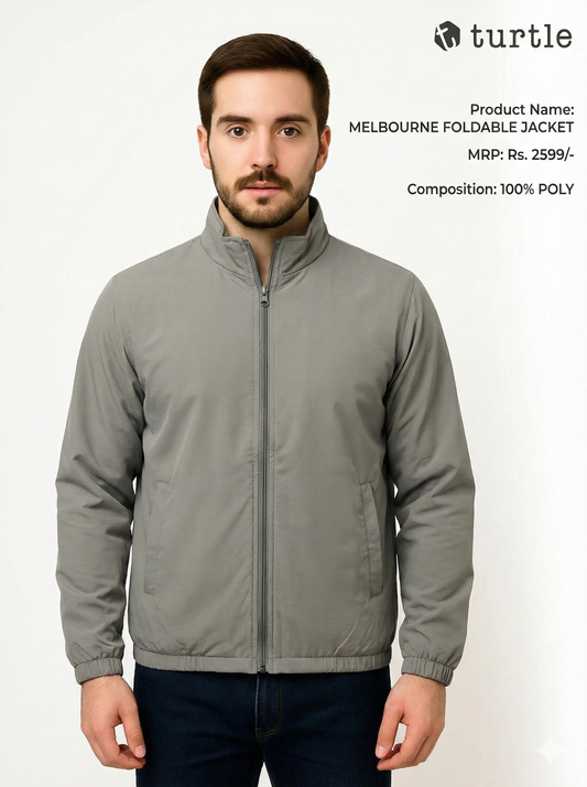 Turtle Melbourna Foldable Jacket - Grey