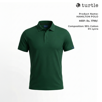 Turtle Hamilton Polo - Green