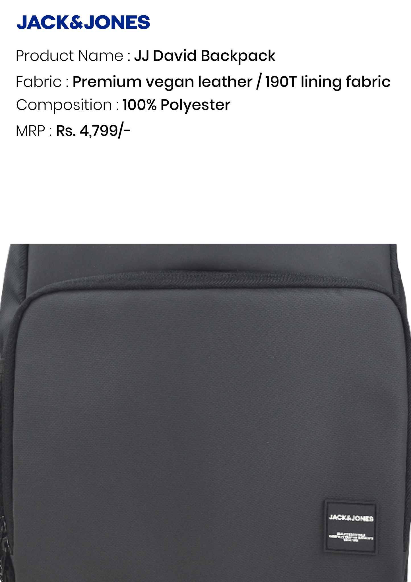 Jack&Jones - JJ David Backpack