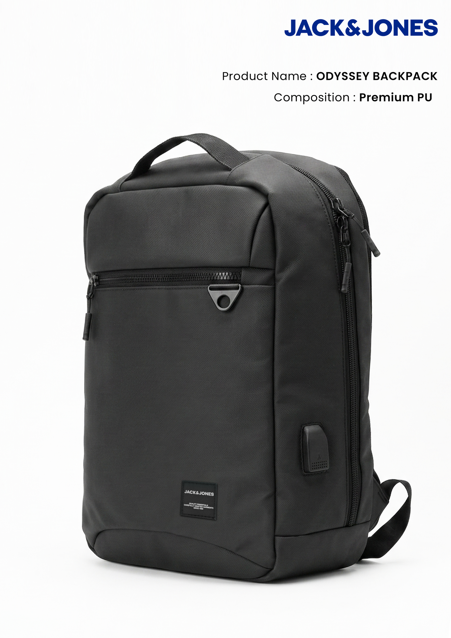 Jack&Jones Odyssey Backpack - Black