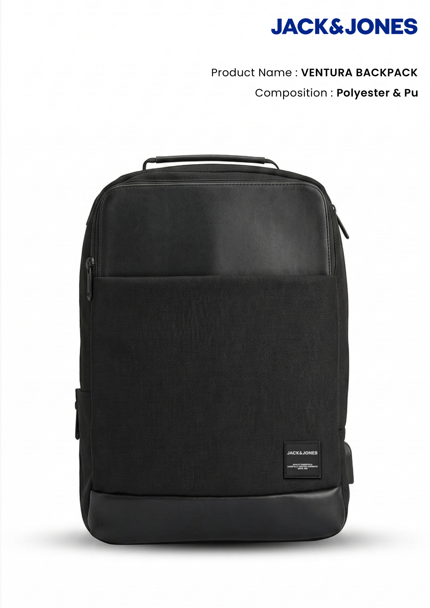 Jack&Jones Ventura Backpack - Black