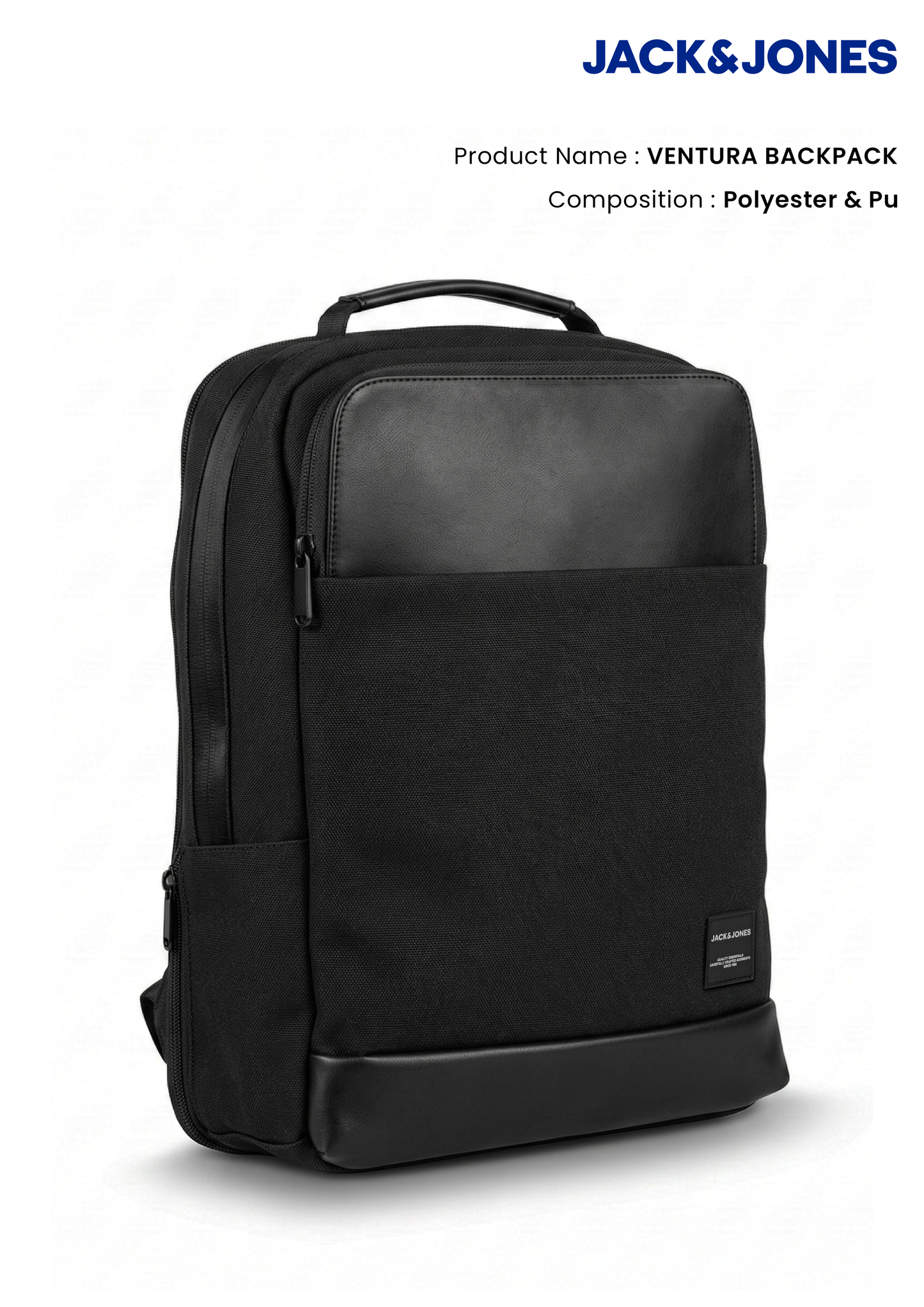 Jack&Jones Ventura Backpack - Black