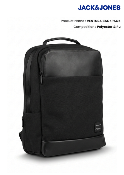 Jack&Jones Ventura Backpack - Black