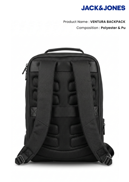 Jack&Jones Ventura Backpack - Black