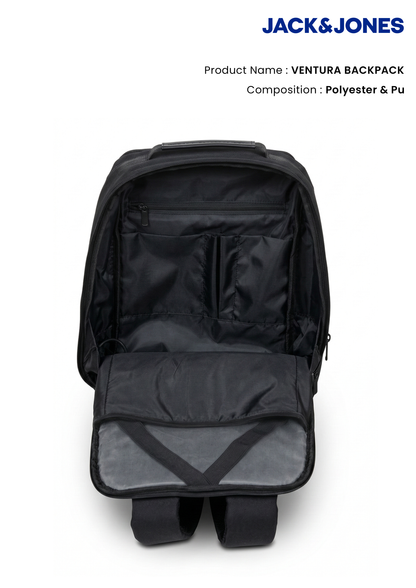 Jack&Jones Ventura Backpack - Black