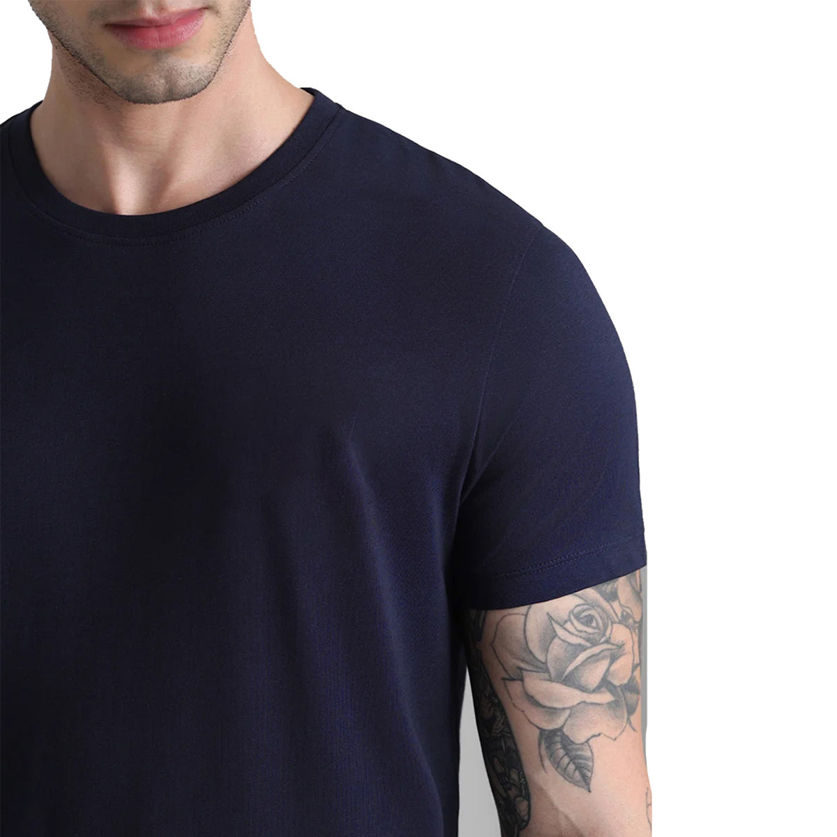 Jack&Jones Joren Round Neck Tee - Navy Blue