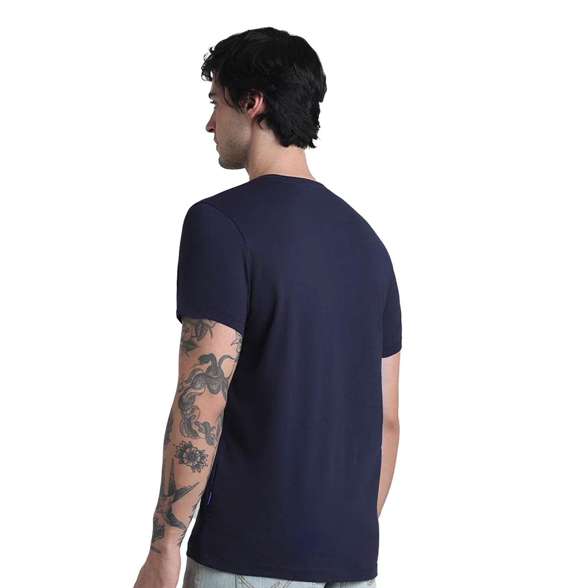 Jack&Jones Joren Round Neck Tee - Navy Blue