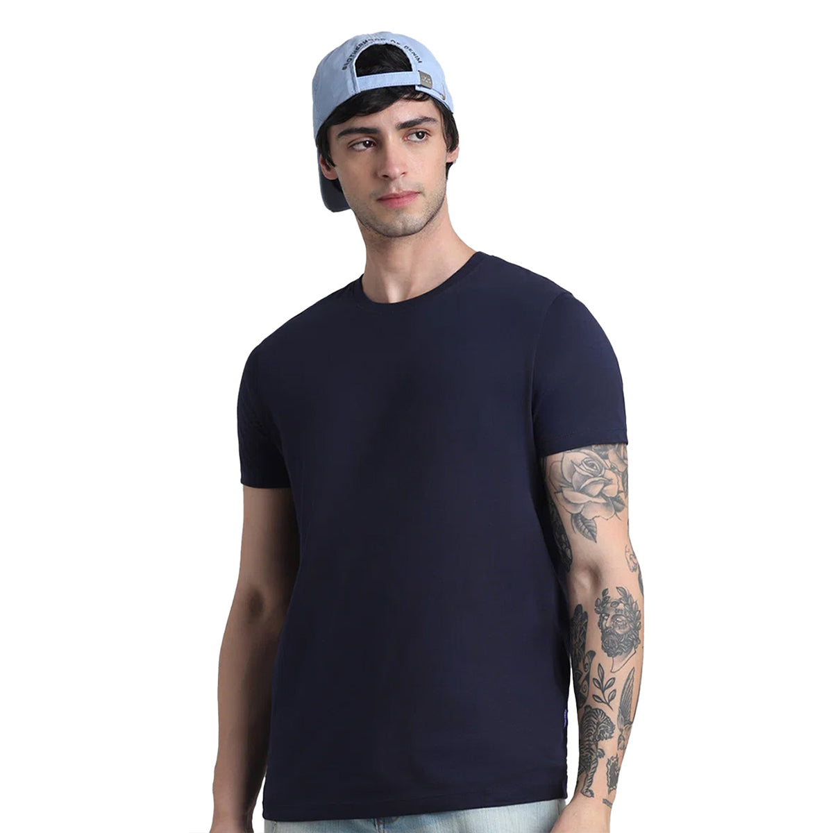 Jack&Jones Joren Round Neck Tee - Navy Blue