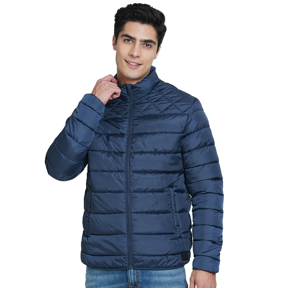 Jack&Jones Kornard Puffer Jacket - Navy Blue