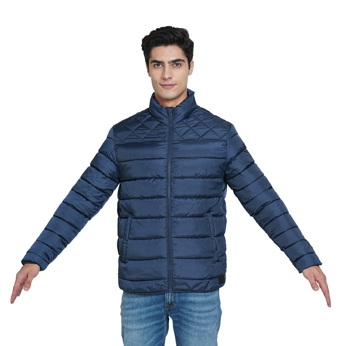 Jack&Jones Kornard Puffer Jacket - Navy Blue