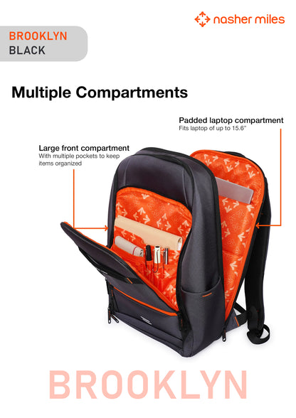 Nasher Miles Brooklyn Backpack- Black