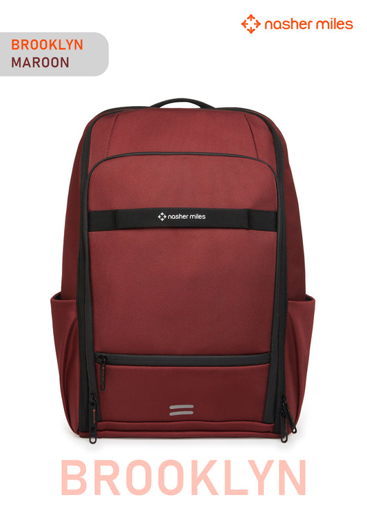 Nasher Miles Brooklyn Backpack- Maroon