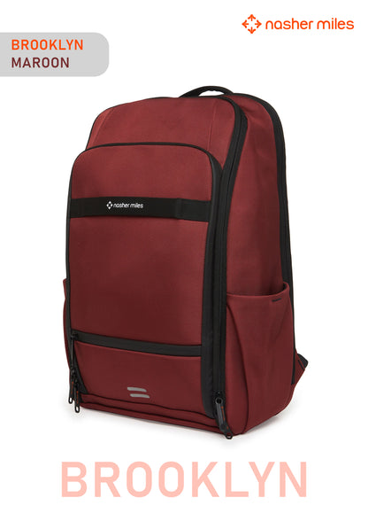 Nasher Miles Brooklyn Backpack- Maroon