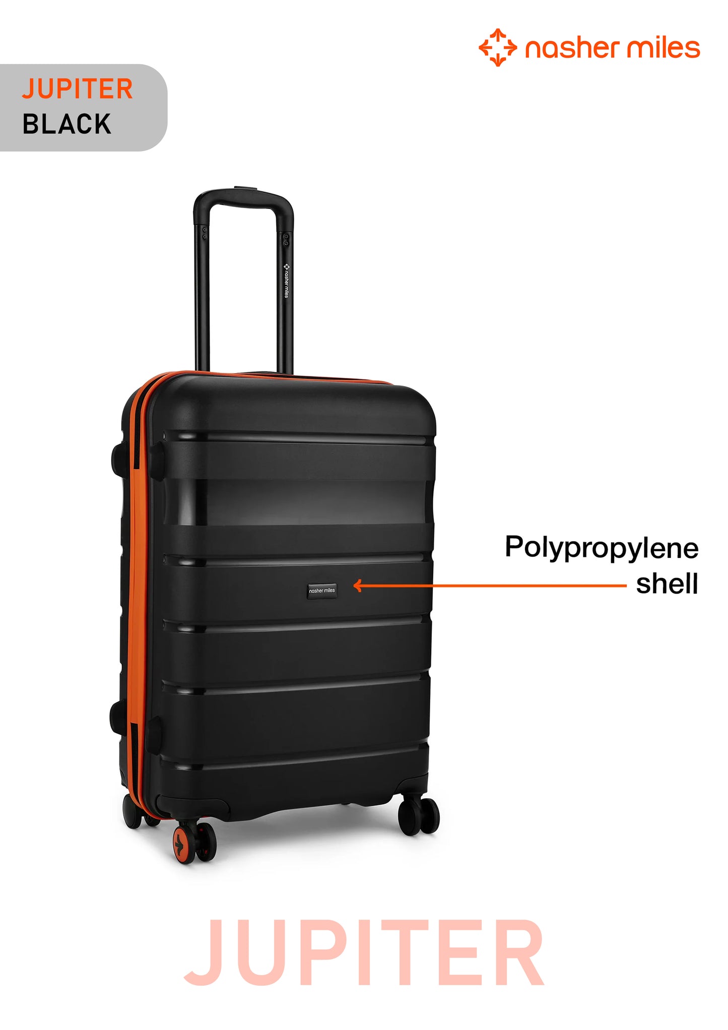 Nasher Miles Jupiter Luggage - Black