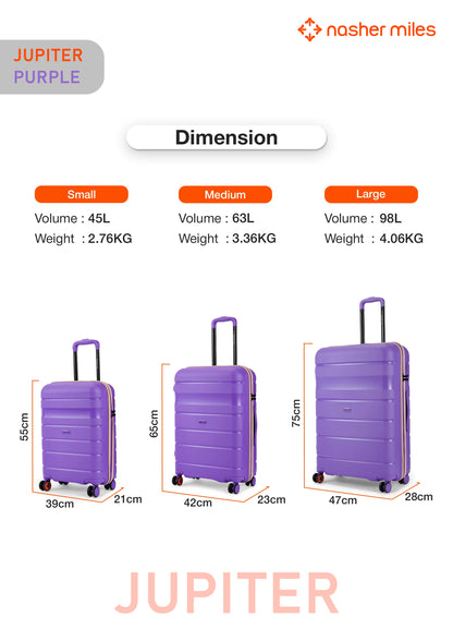 Nasher Miles Jupiter Luggage - Purple