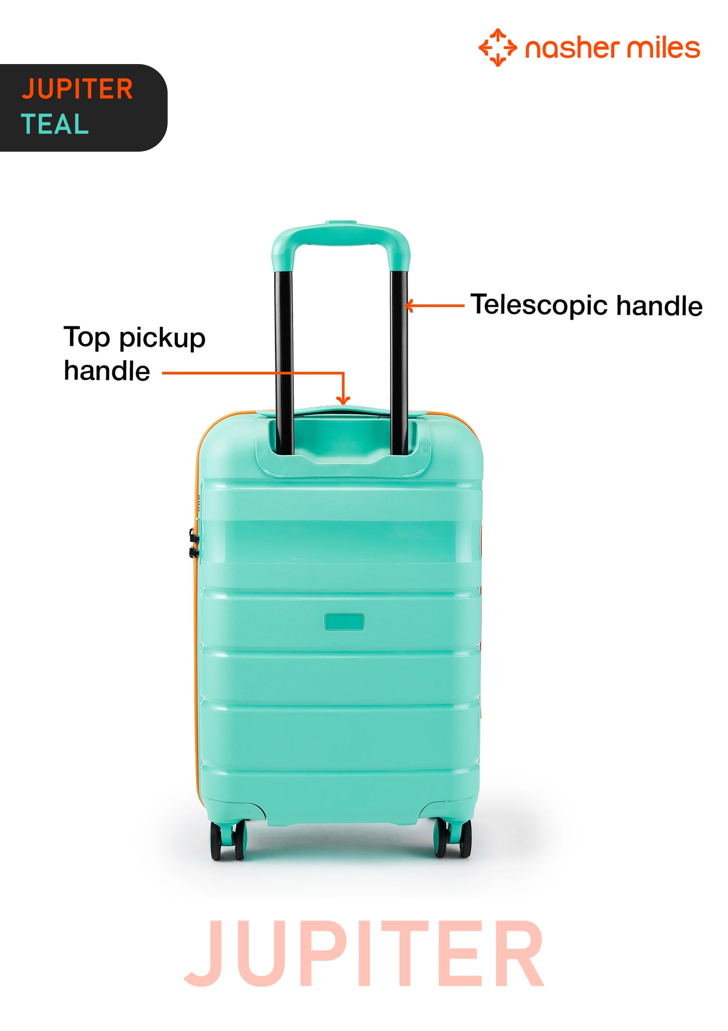 Nasher Miles Jupiter Luggage - Teal