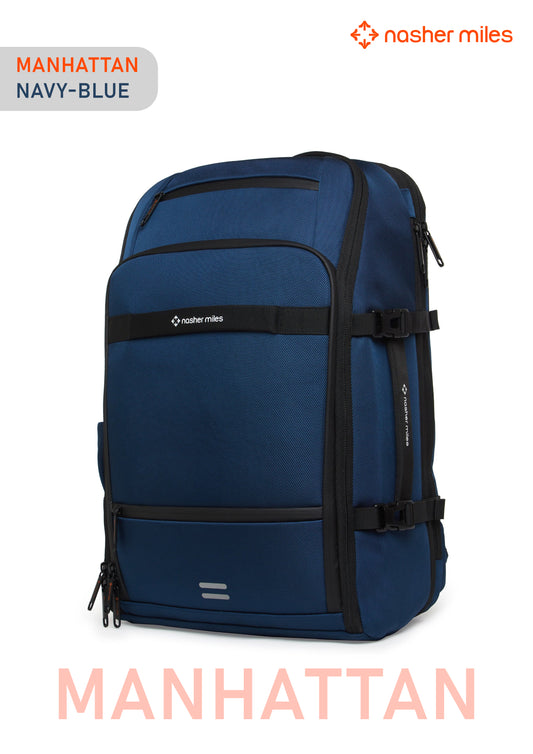 Nasher Miles Manhattan Backpack- Navy Blue
