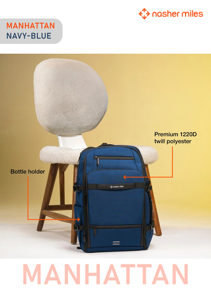 Nasher Miles Manhattan Backpack- Navy Blue
