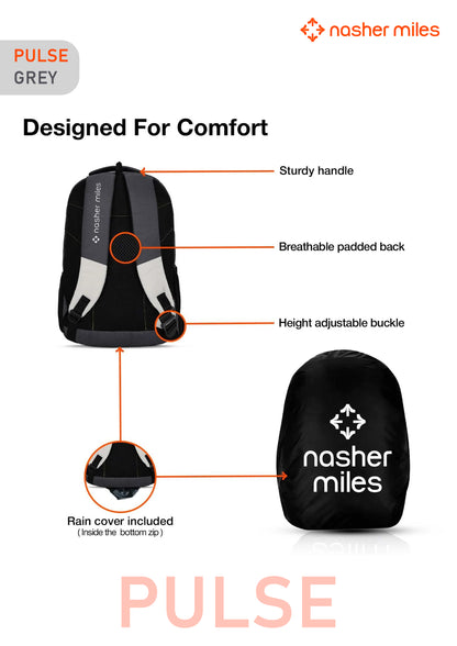 Nasher Miles Pulse Backpack - Grey