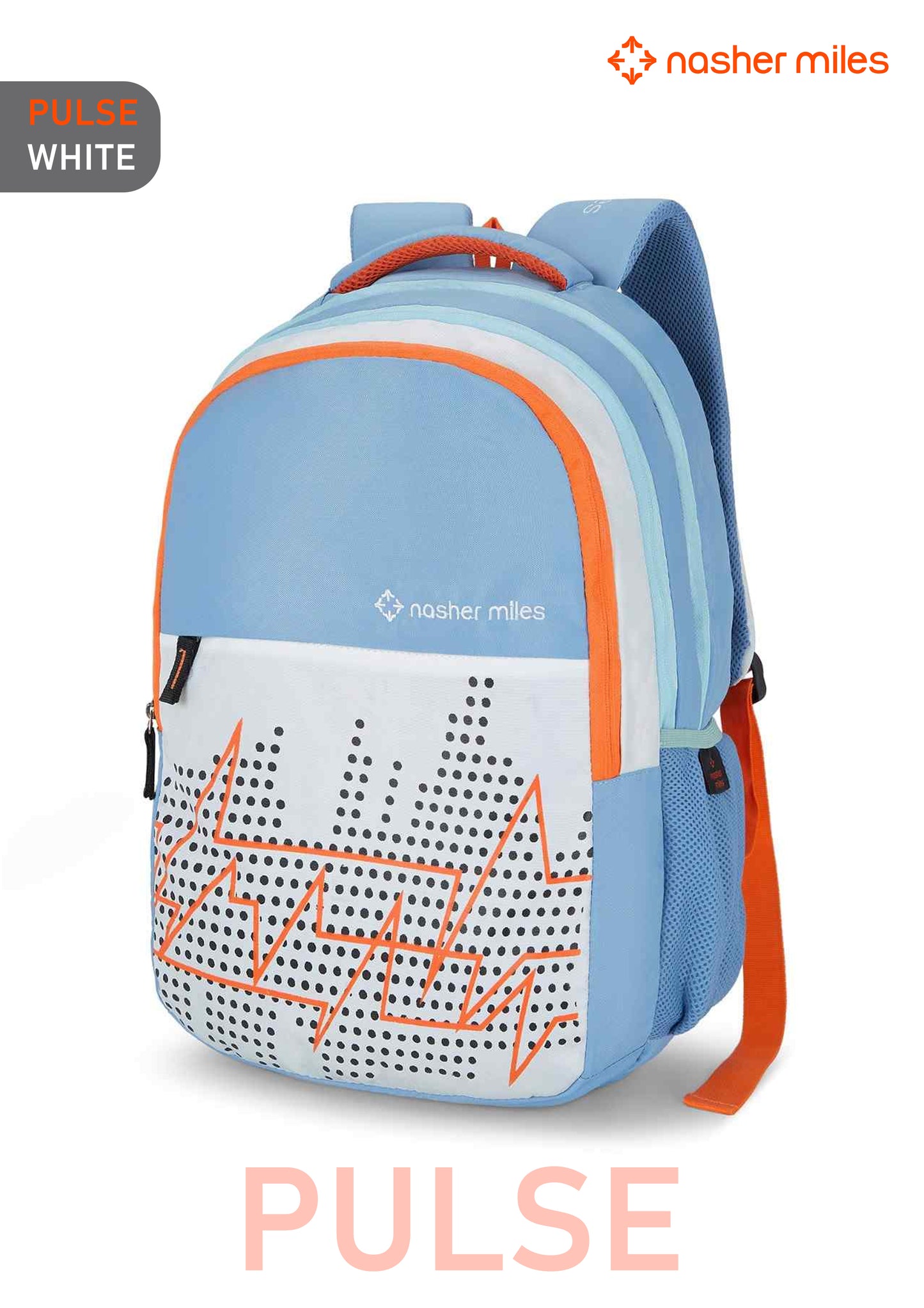 Nasher Miles Pulse Backpack - White