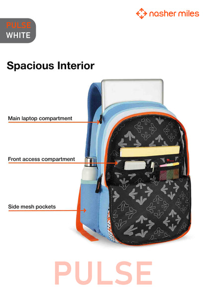 Nasher Miles Pulse Backpack - White