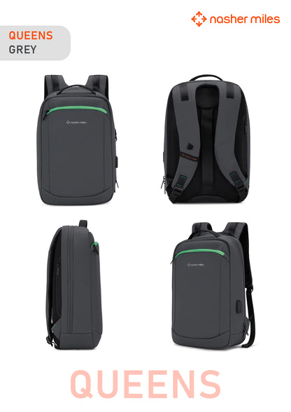 Nasher Miles Queens Backpack- Grey