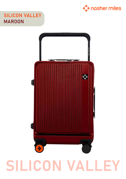 Nasher Miles Silicon Valley Luggage - Maroon